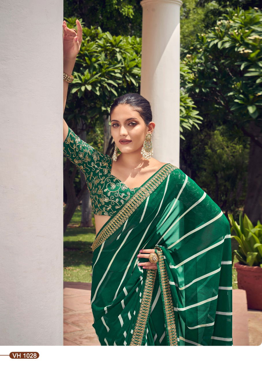 Stavan Vihana 3 Regular Wear Printed Designer Georgette Saree Collection